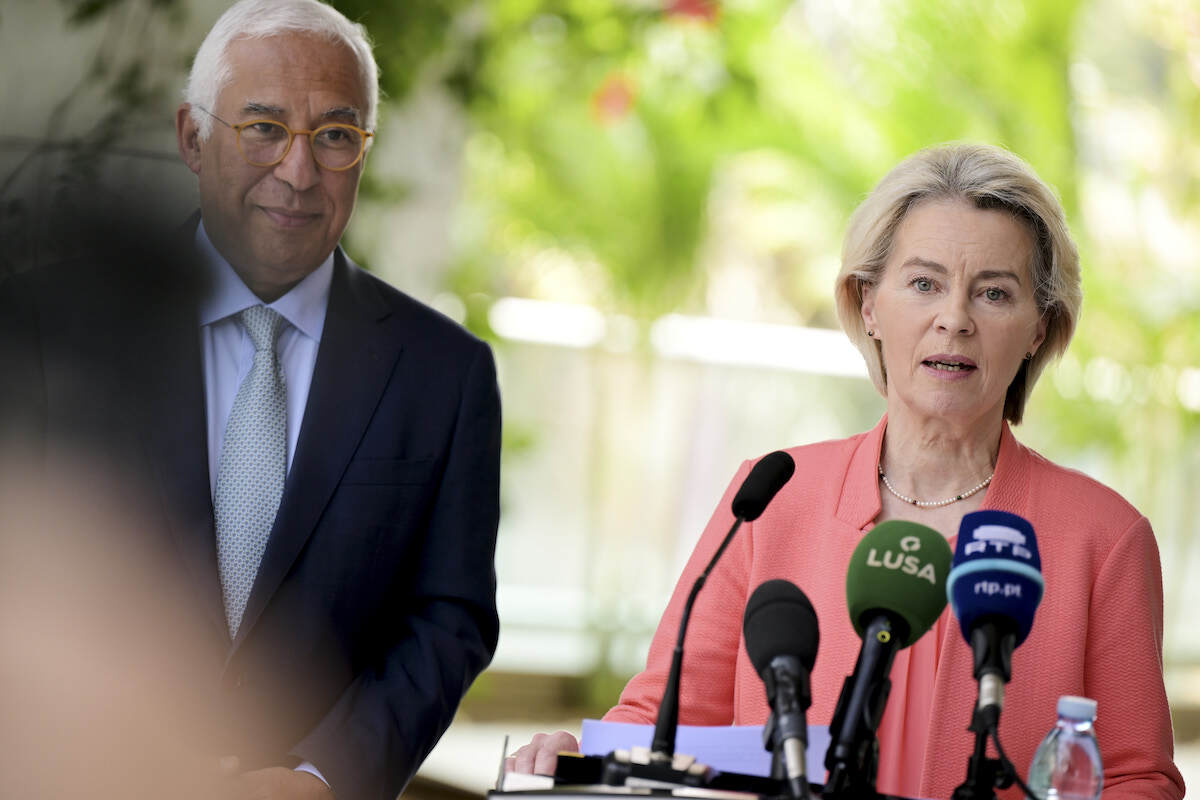 El presidente del Consejo Europeo, António Costa, y la presidenta de la Comisión Europea,Ursula von der Leyen. (Dati BENDO-Comisión Europea /DPA-EUROPA PRESS