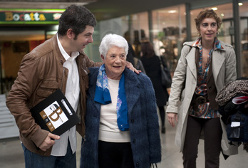 Sabina de la Cruz eta Kepa Junkera, 2011an.