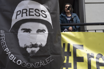 Acto a favor de Pablo González en Nabarniz en abril de 2024.