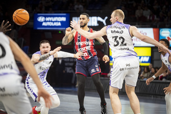 Markus Howard, en el derbi del domingo ante Surne Bilbao.