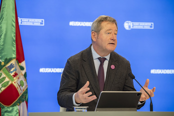 El consejero de Seguridad, Bingen Zupiria, ha dado datos sobre la nueva OPE de la Ertzaintza.