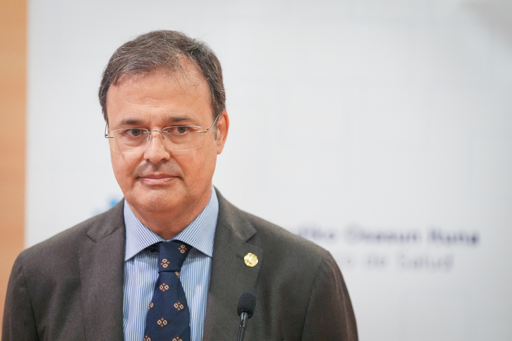 Alberto Martínez, consejero de Salud de Lakua.