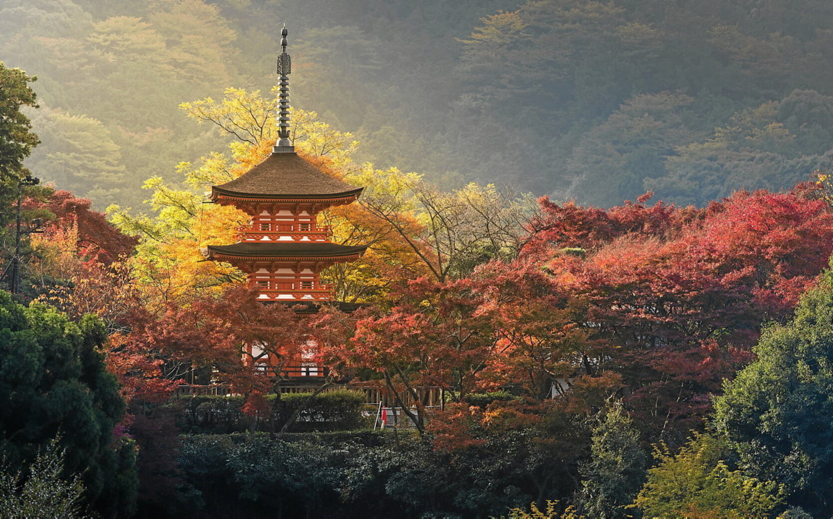 Kyoto, krepuskuluaren zeruertzean