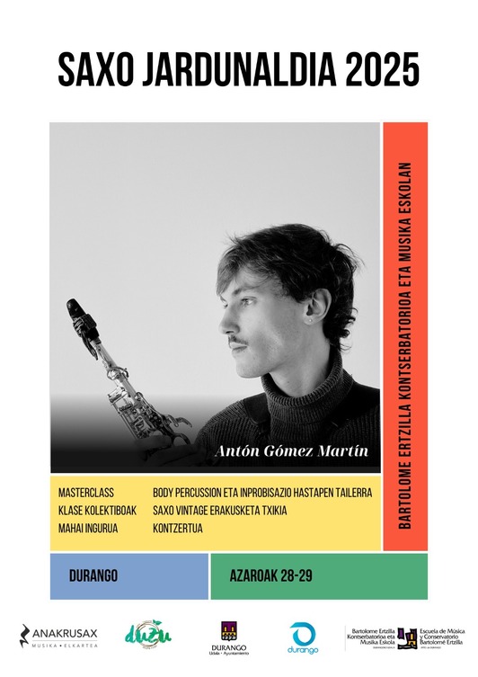 2025eko Saxo Jardunaldiaren kartela. 
