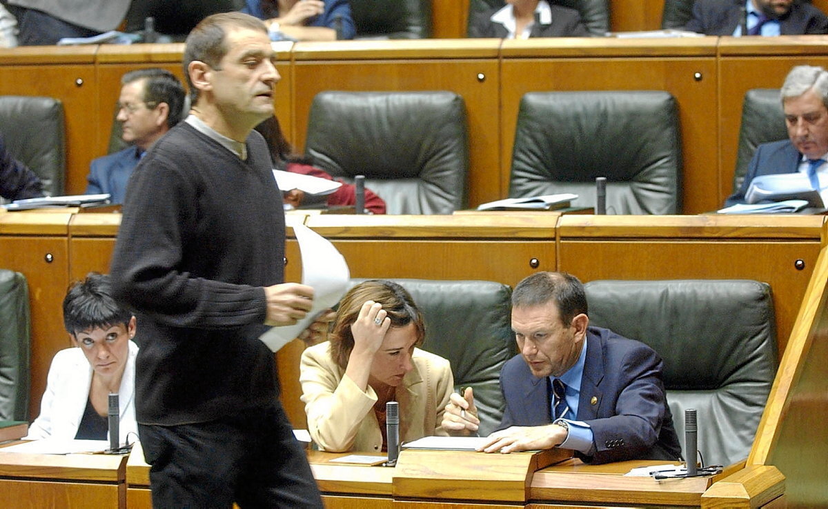 Gasteizko Legebiltzarrean. (Raul Bogajo | FOKU)