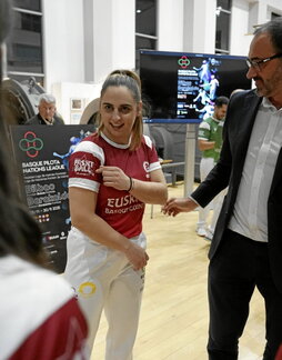 Amaia Alday, el día de la presentación.