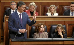 «No tengo miedo a nada» , dijo Pedro Sánchez sobre Zabalza, pero eludió incluso citar la desclasificación.