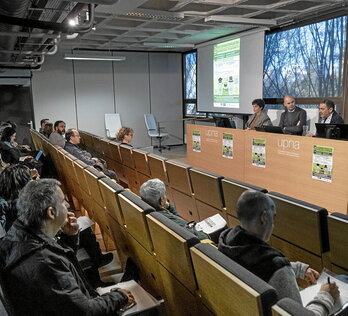 Jornada de Yala Nafarroa organizada ayer en la UPN.
