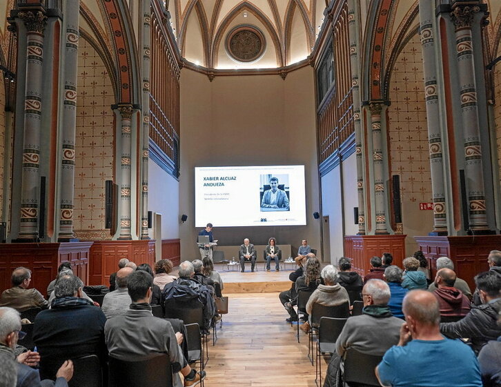 La presentación se llevó a cabo en el convento de las Salesas, hoy sede de la Mancomunidad.
