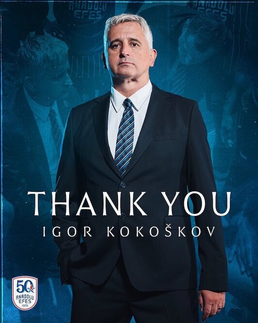 Igor Kokoskov solo ha durado cinco meses en el banquillo de Anadolu Efes.