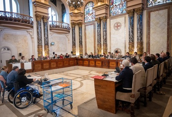 Donostiako Udalabatza, 2026ko aurrekontuen eztabaidan.