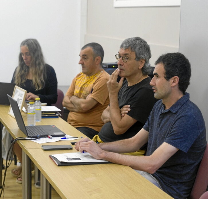 Responsables de UEMA y Siadeco, en la presentación del informe.