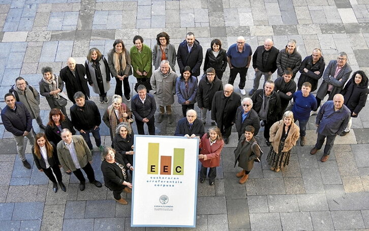 Euskaltzaindiaren Bilboko egoitzan egindako aurkezpena.