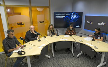 Mesa redonda sobre la inteligencia artificial en NAIZ Irratia.
