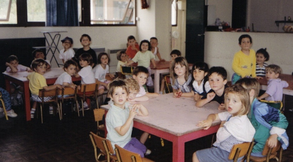 Haurrak ikasgelan, 1991n. Haurrak ikasgelan, 1991n.