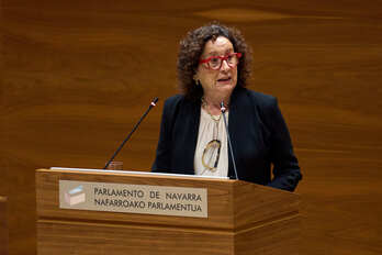 La titular de Derechos Sociales, Carmen Maeztu. 