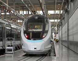 Imagen de archivo de empresa CAF, en Beasain.