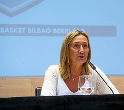 Isabel Iturbe presidió la creación de «Bilbao Basket Sustraitzen».