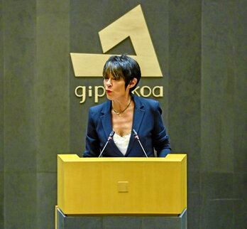 Maddalen Iriarte, EH Bilduko bozeramailea.