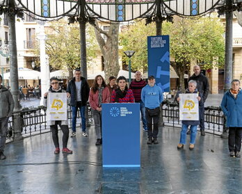 Comparecencia de Torturatuen Sarea en Donostia.