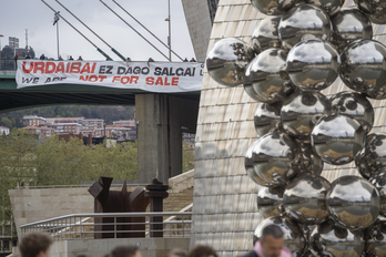 La protesta contra el proyecto llegó hasta el propio museo en mayo pasaod. 