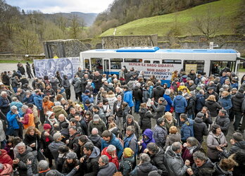 Mikel Zabalzaren hilketaren 40. urteurreneko ekitaldi nagusia, Orbaizetako olan.