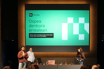 Bilbon egin duten Markairen aurkezpena.