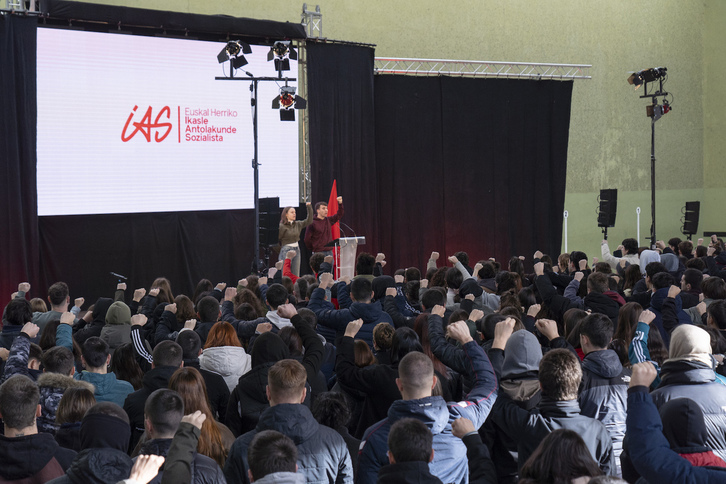 Ikasle Abertzaleak antolakundeak asteburu honetan egin du Berriozarren bere VIII. Kongresua.