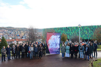 Kontseiluak Bilboko Miribilla parkean egindako agerraldia.