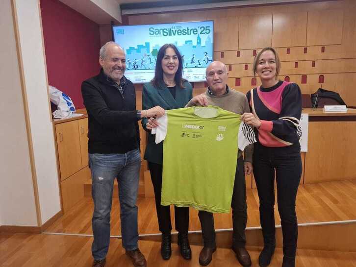 Este martes han presentado la Media Maratón y la San Silvestre de Gasteiz.