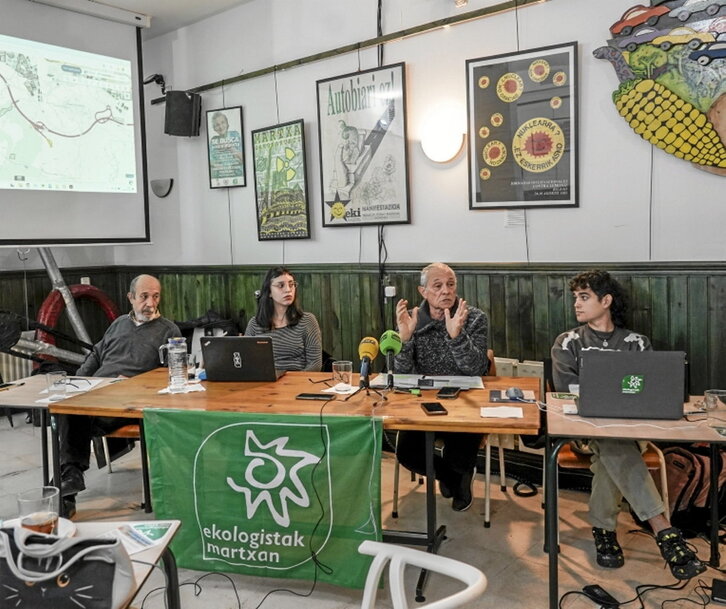 Representantes de Ekologiak Martxan.
