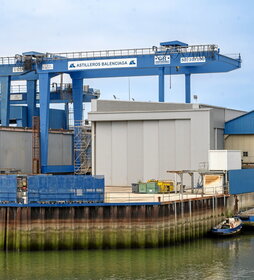 Instalaciones de Balenciaga en Zumaia.