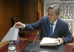 Pedro López Vera, en una reciente comparecencia en el Senado español sobre el denominado «caso Koldo».