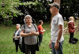 Bitxia? Bai, baina a zer lasaitua! Irudian, Cristina Enea Fundazioak antolatutako saio bat.