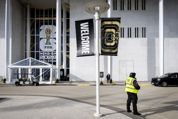 El The Kennedy Center, este jueves antes del sorteo del Mundial 2026.