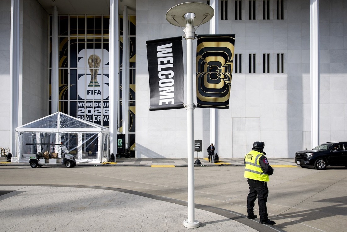 El The Kennedy Center, este jueves antes del sorteo del Mundial 2026.