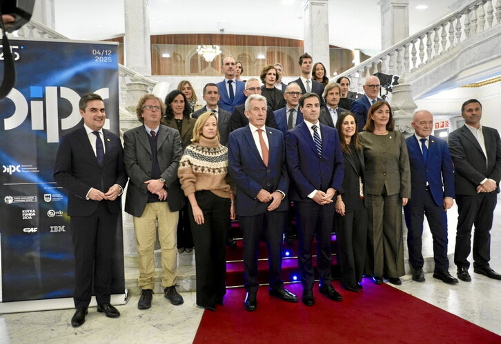 Ospakizunean, DIPCren ibilbideaz hausnartu zuten.