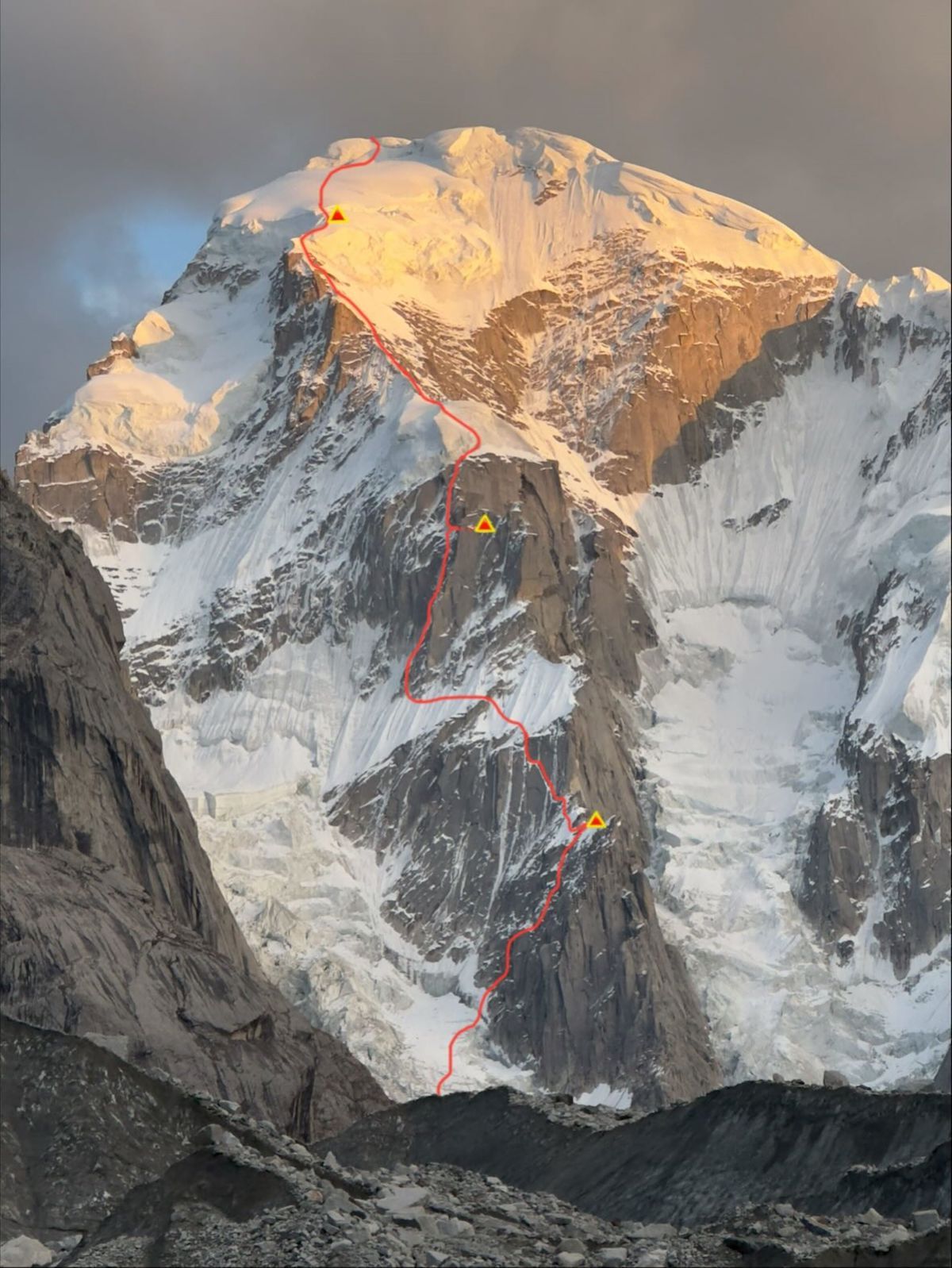 Winckler eta Steadmanek izenik gabeko seimilako batean sortutako marra. (Dane STEADMAN)