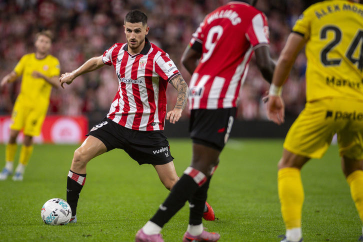 Regresa Oihan Sancet tras perderse dos partidos por sanción.