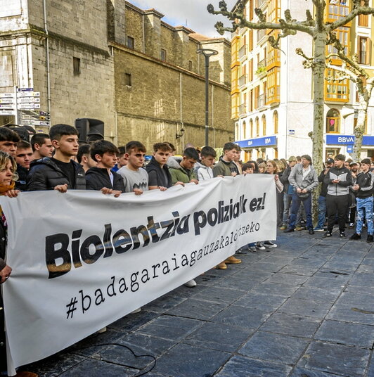 Concentración en apoyo a Xuhar Pazos.