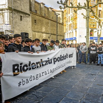 Concentración en apoyo a Xuhar Pazos.