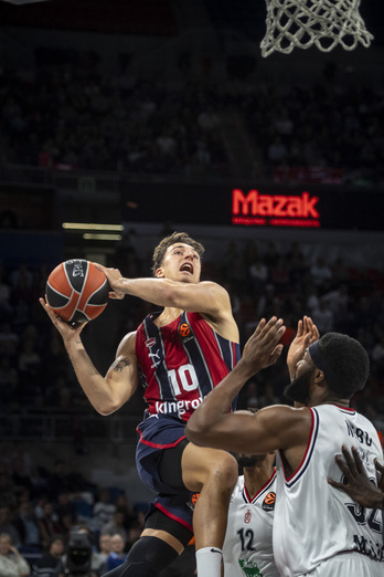 Matteo Spagnolo ha sido el más atinado de un Baskonia siempre en cabeza, pero poco inspirado.