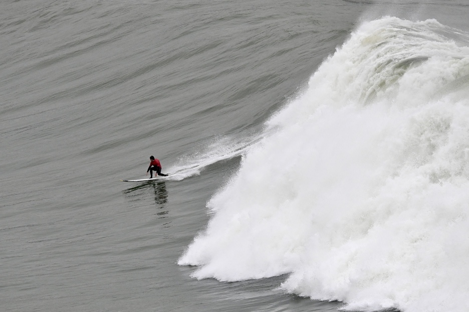 Se han podido ver olas de hasta 5 metros