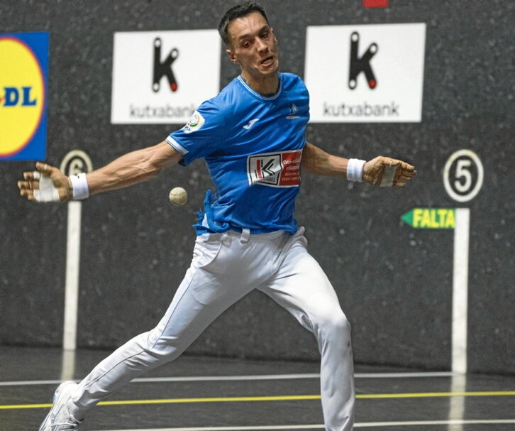 Zabala ikaragarri aritu zen Bartzelonan.