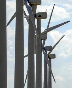 Molinos eólicos en Tutera.