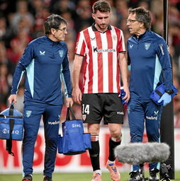 Laporte se retiró lesionado el pasado sábado.