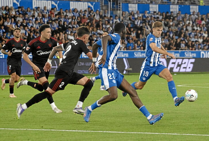 Tras jugar en septiembre, Alavés y Sevilla volverán a verse las caras en Mendizorrotza.