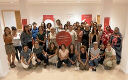 Udal ordezkariak, herrikideak eta abar bildu dituen parte hartze prozesuko bileretako bat.