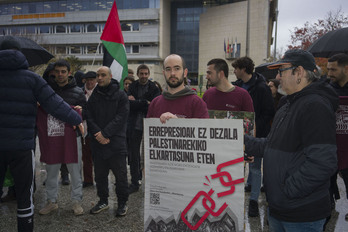 Donostian asteazken honetan egindako agerraldia.