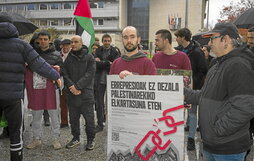 Donostian atzo egindako agerraldia.